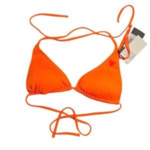 GUESS Neon Orange Bikini Top size Medium